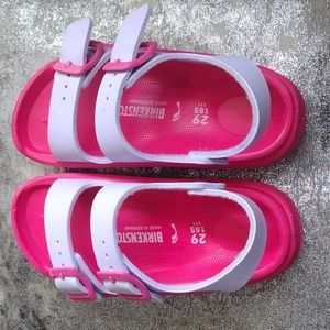 Childrens Pink and purple Birkenstock Sandals Barely worn